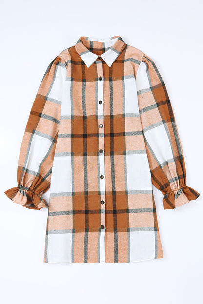 Cottage Plaid Mini Dress