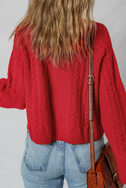 Fireside Cable Knit Sweater