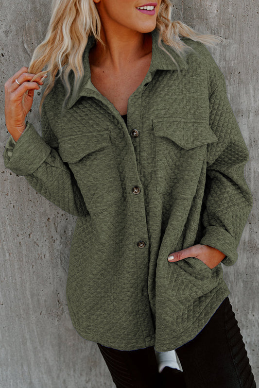 Olive Quilt Jacket