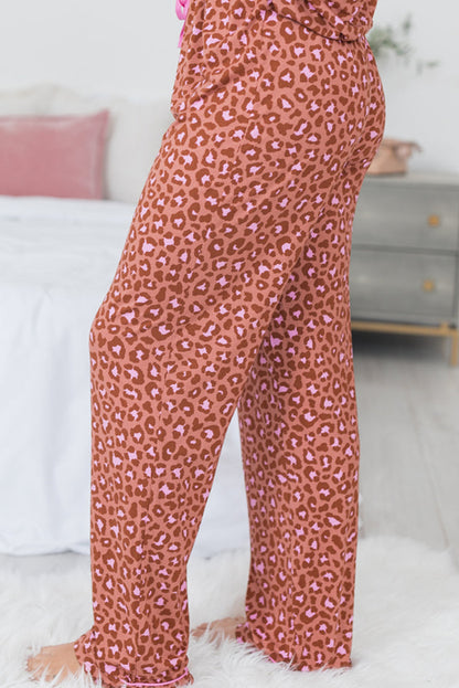 Leopard Print PJ Set