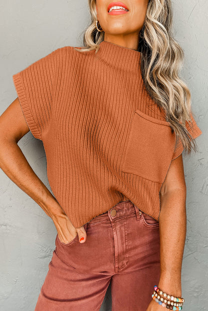 Oatmeal Patch Sweater