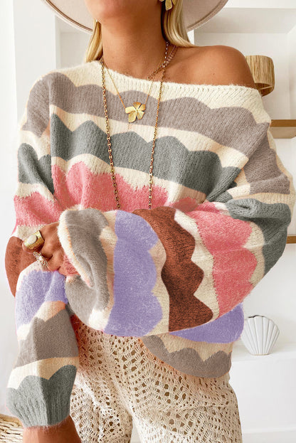Sunset Horizon Sweater