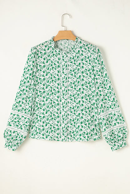 Autumn Lace Long Sleeve Blouse