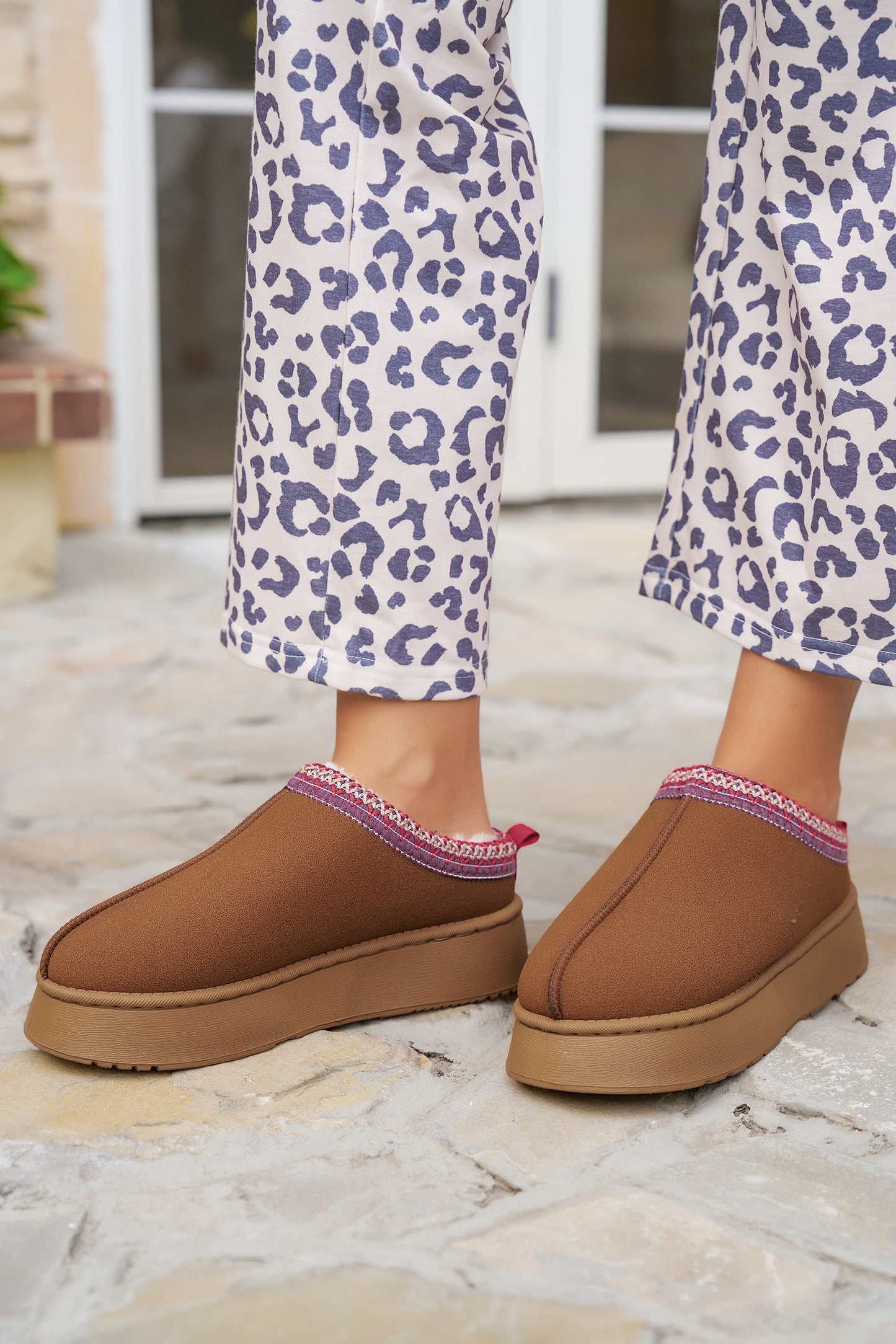 Harvest Trail Cozy Suede Flats