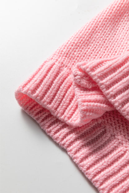 Pink Pine Holiday Cardigan