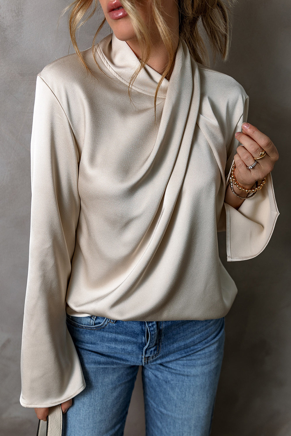 Satin Whisper Blouse