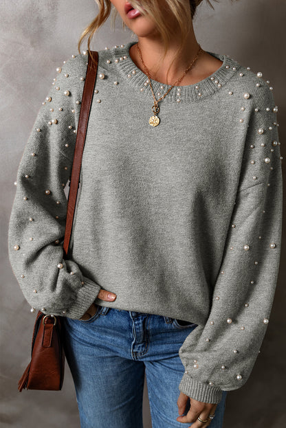 Emerald Pearl Charm Sweater