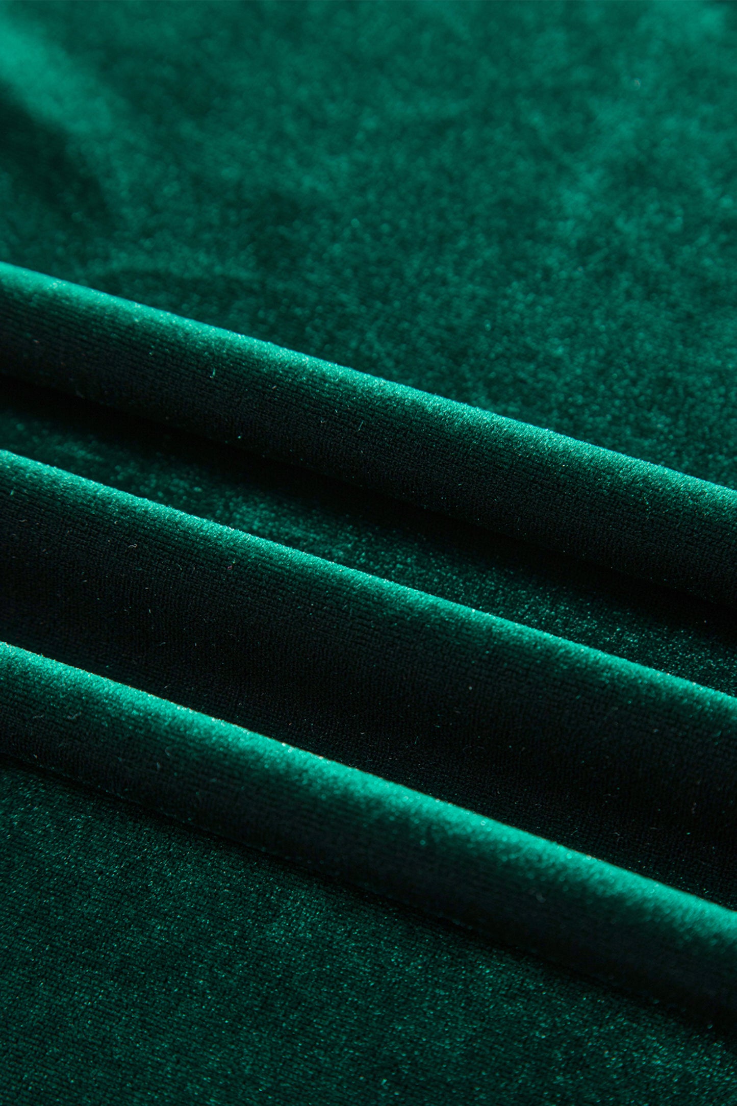 Emerald Allure Velvet Blouse