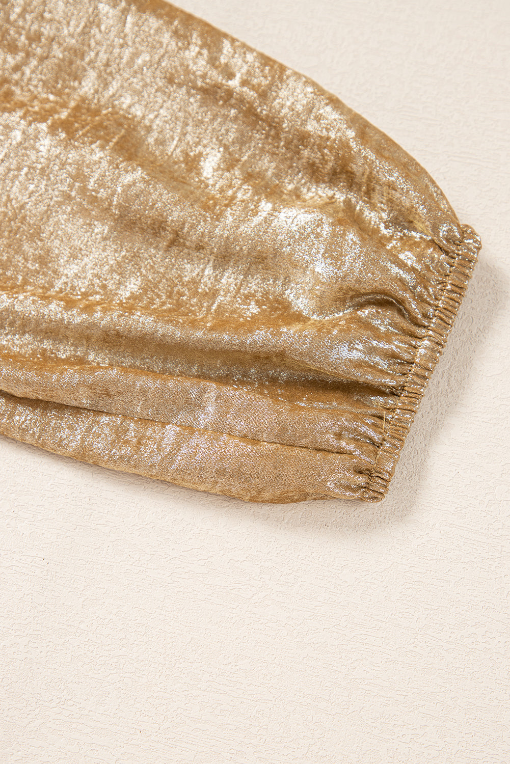 Golden Grace Tie Blouse