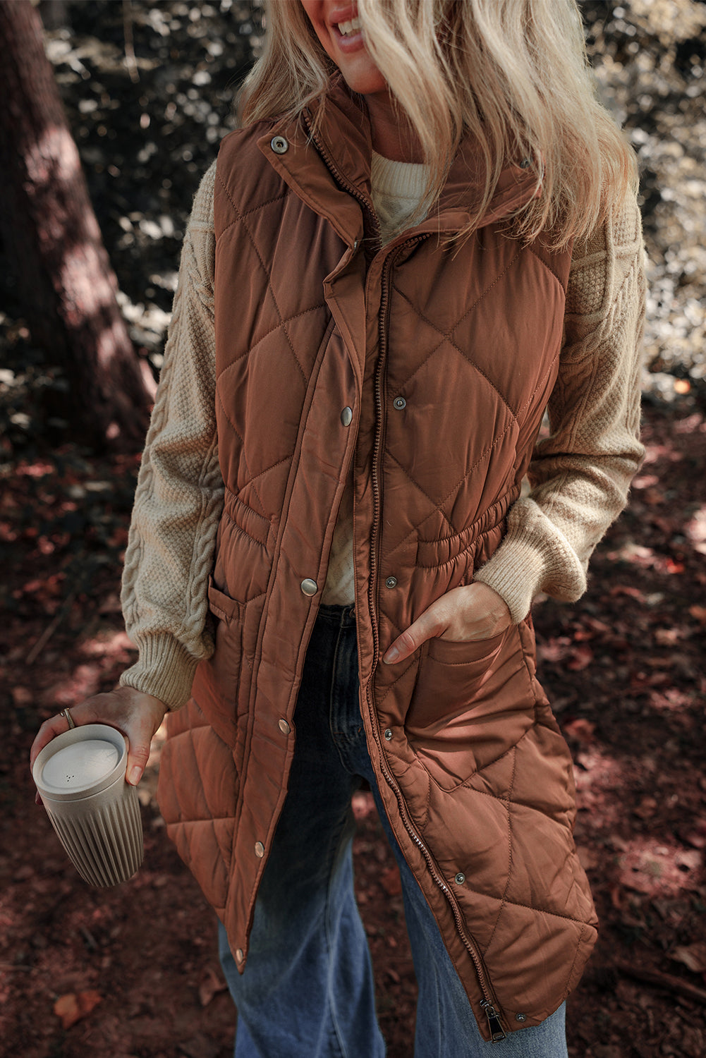 Quilted Puffer Vest