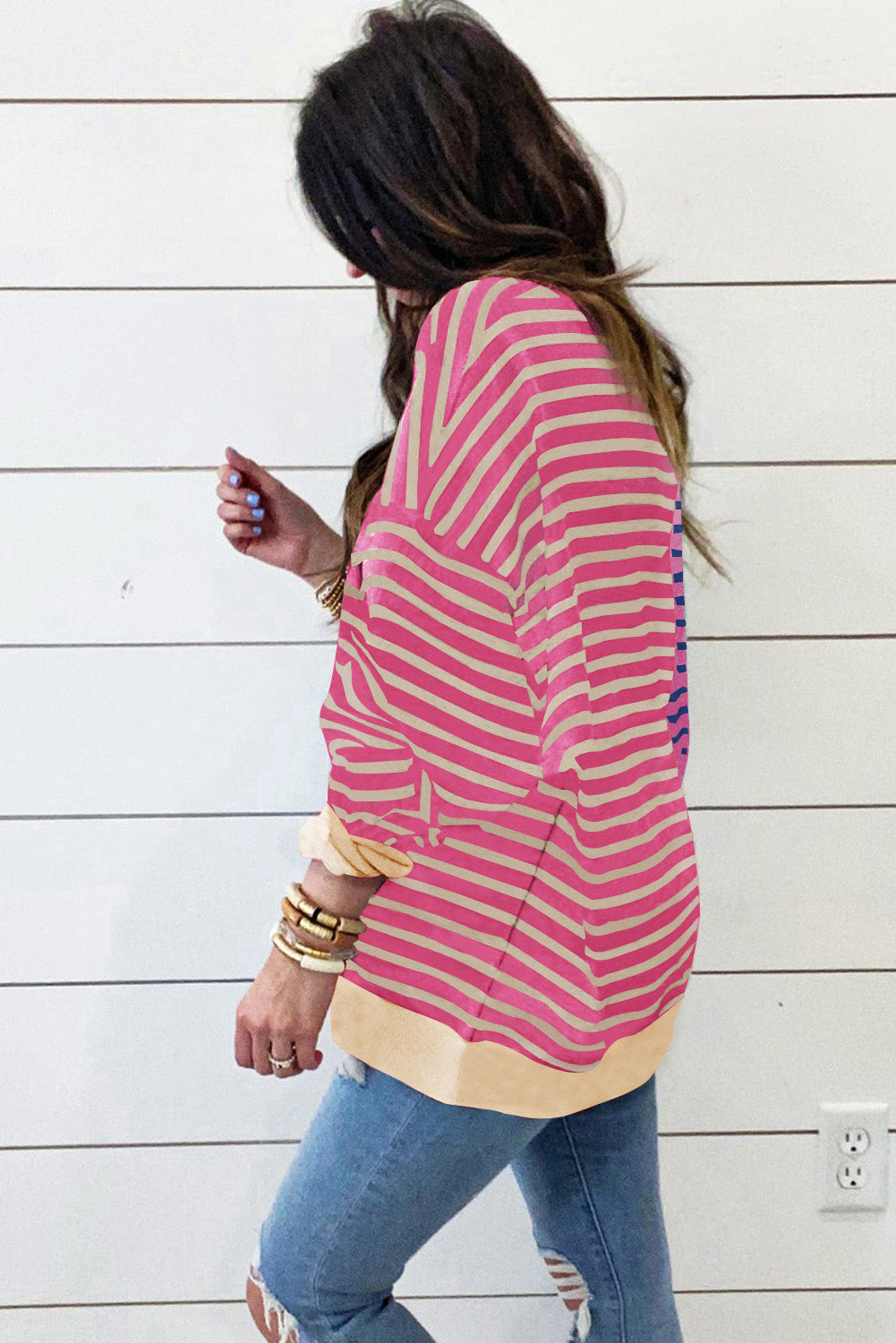 Cozy Contrast Sweatshirt