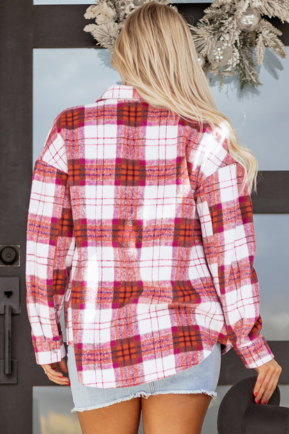 Holiday Hearth Plaid Shacket