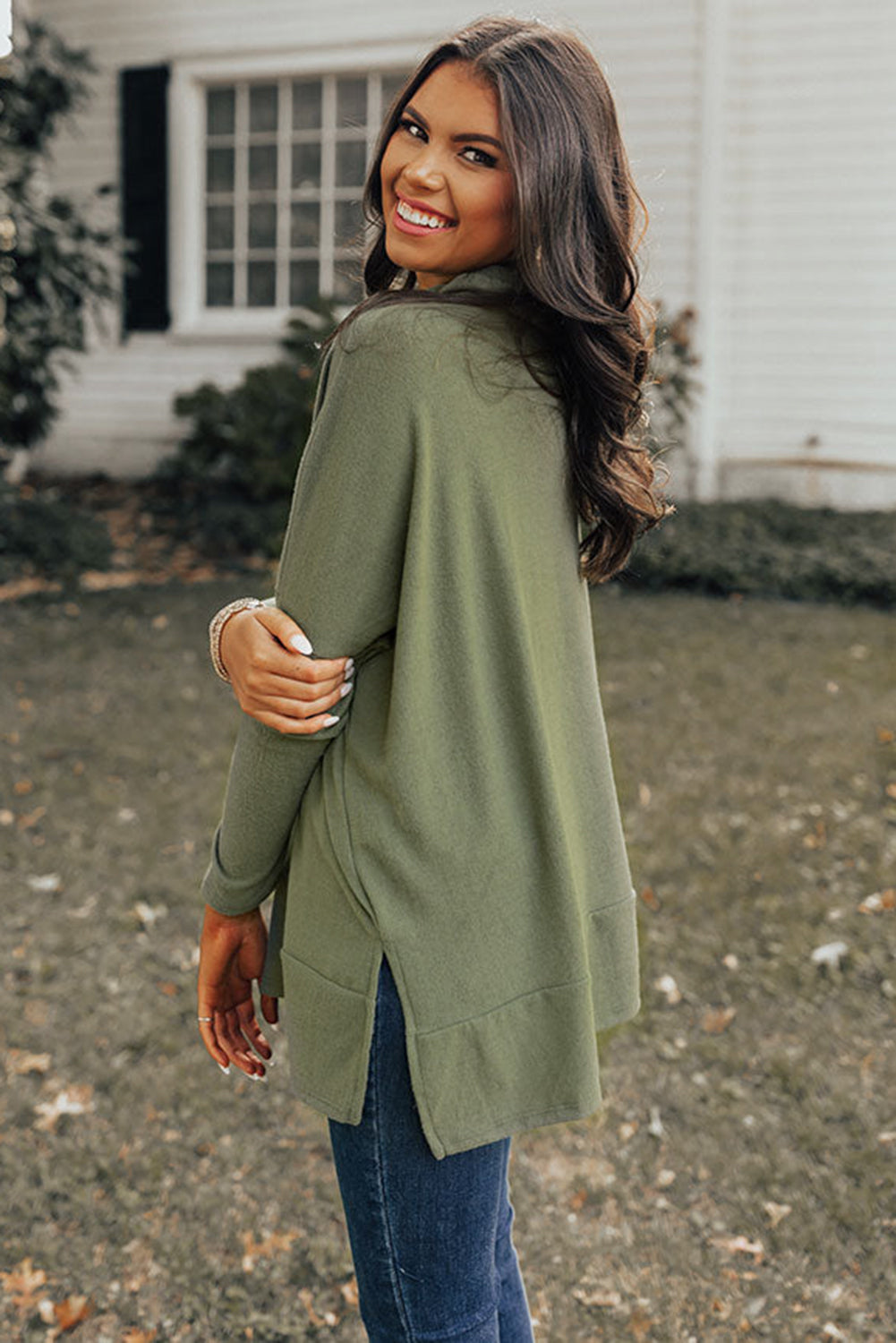 Cozy Evenings Cowl Neck Tunic