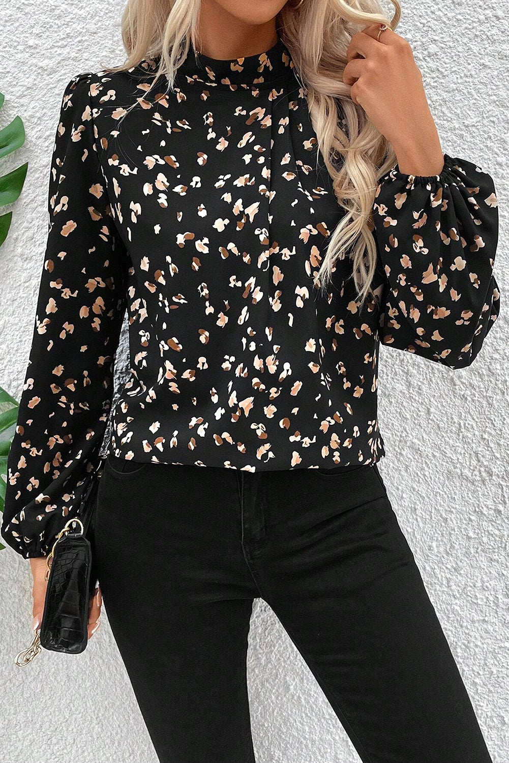 Fierce Lantern Long Sleeve Blouse