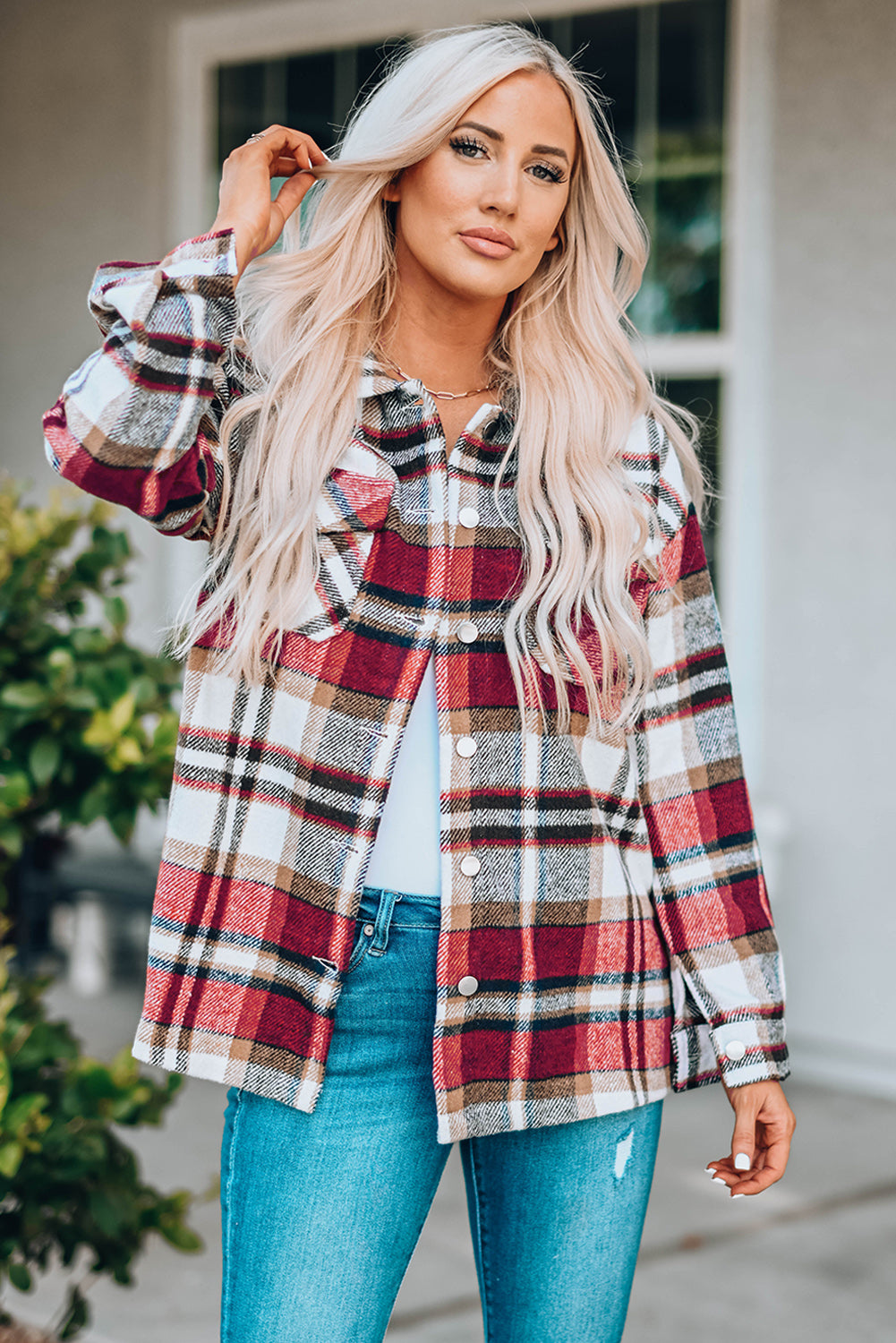 Pattern Check Jacket