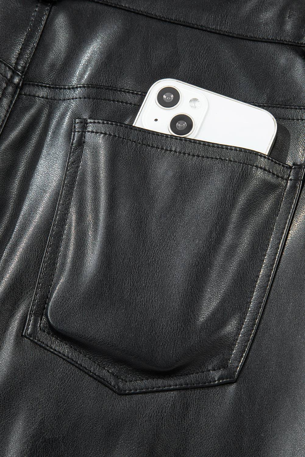 Midnight Muse Vegan Leather Skirt