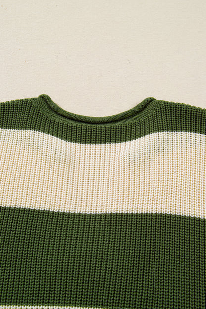 Evergreen Ease Colorblock Sweater