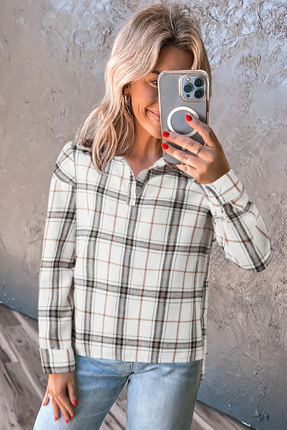Rustic Plaid Comfort Top