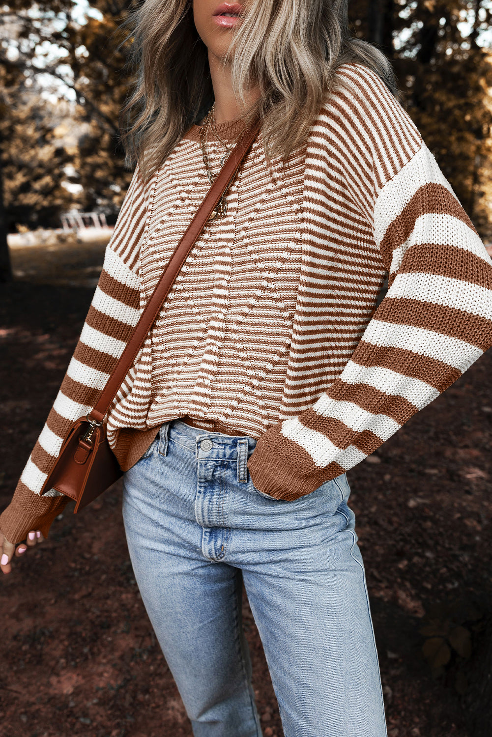 Autumn Geometry Sweater