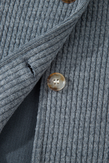 Slate Ridge Ribbed Knit Shacket