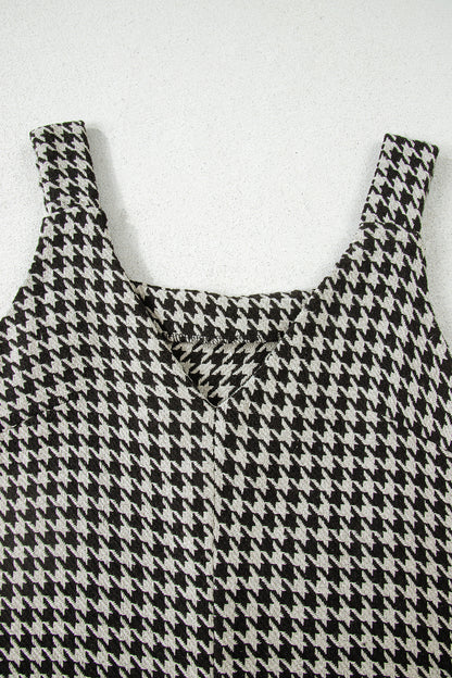 Classic Charm Houndstooth Shift Dress