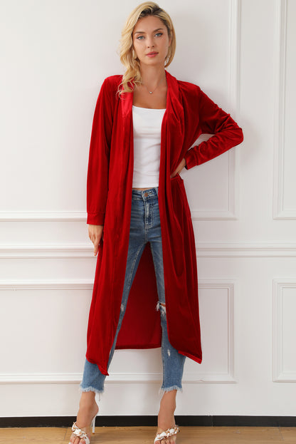 Velvet Nights Longline Cardigan