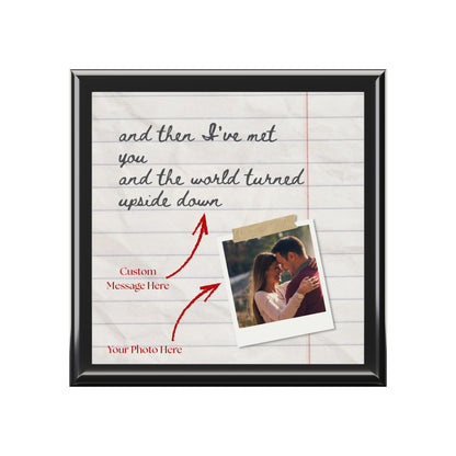 Handwritten Note & Photo Memory Jewelry Box