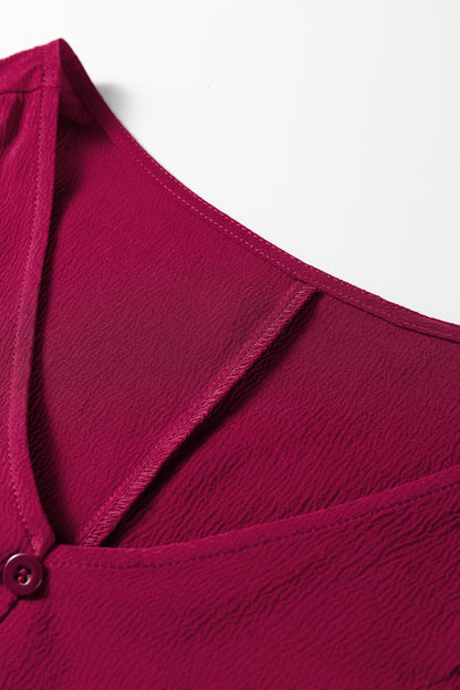 Cranberry Grace Tiered Maxi Dress