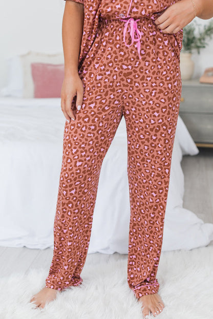 Leopard Print PJ Set