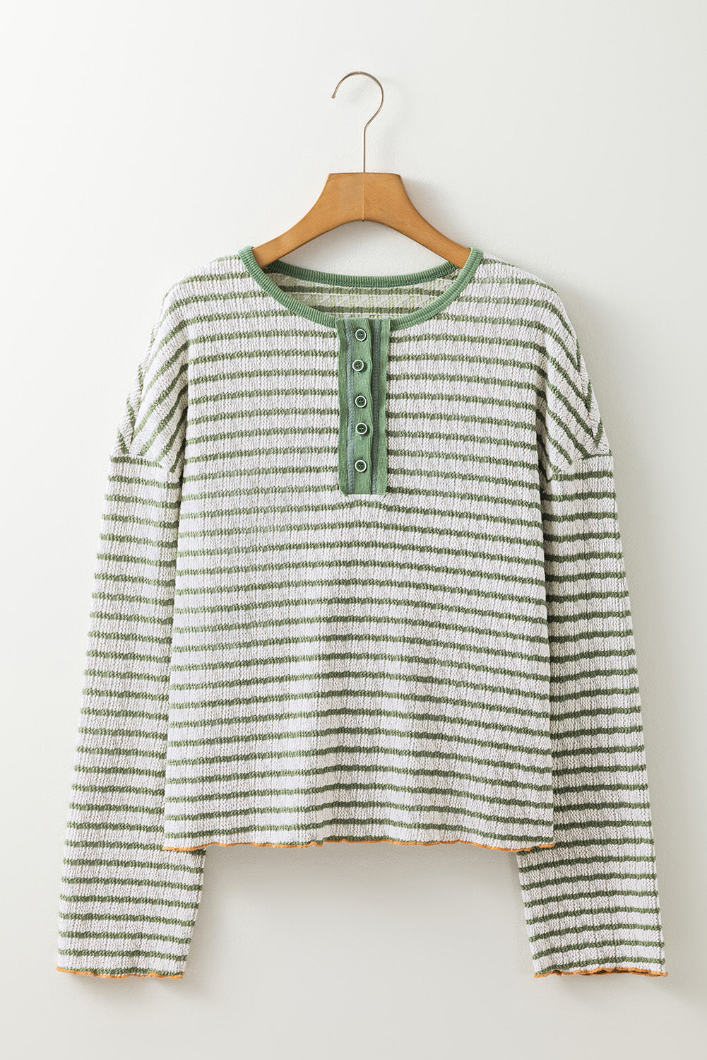 Cottage Striped Long Sleeve Top