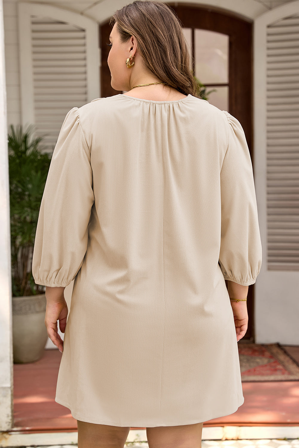 Scalloped Grace Mini Dress