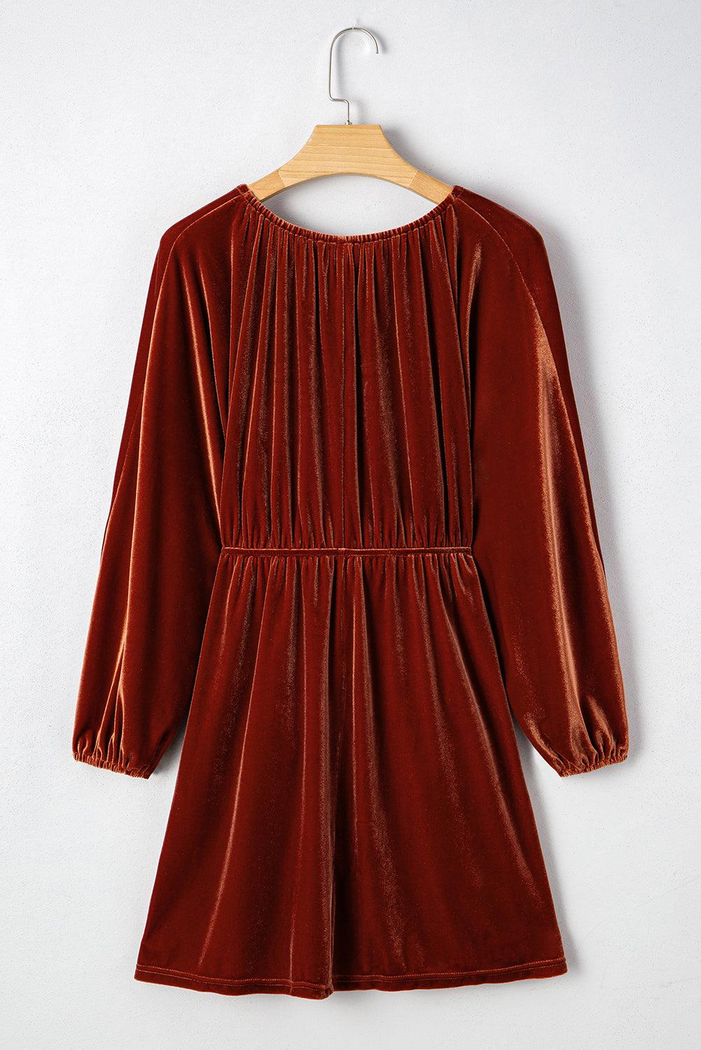 Rustic Velvet Mini Dress