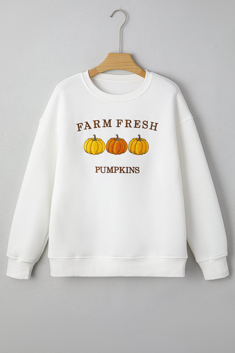 Pumpkin Patch Embroidered Sweatshirt