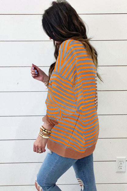 Cozy Contrast Sweatshirt