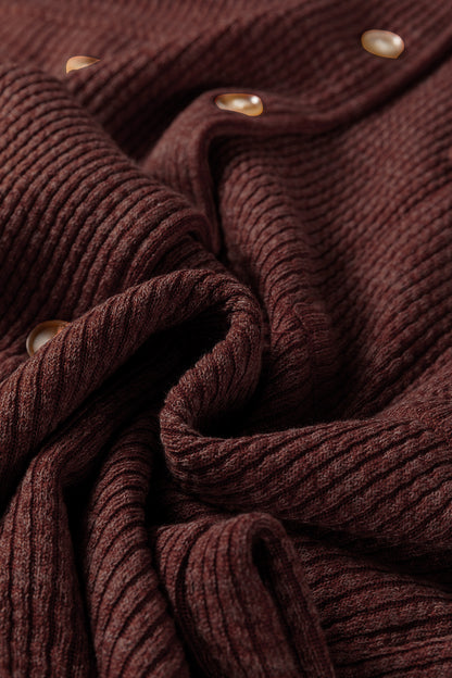 Slate Ridge Ribbed Knit Shacket