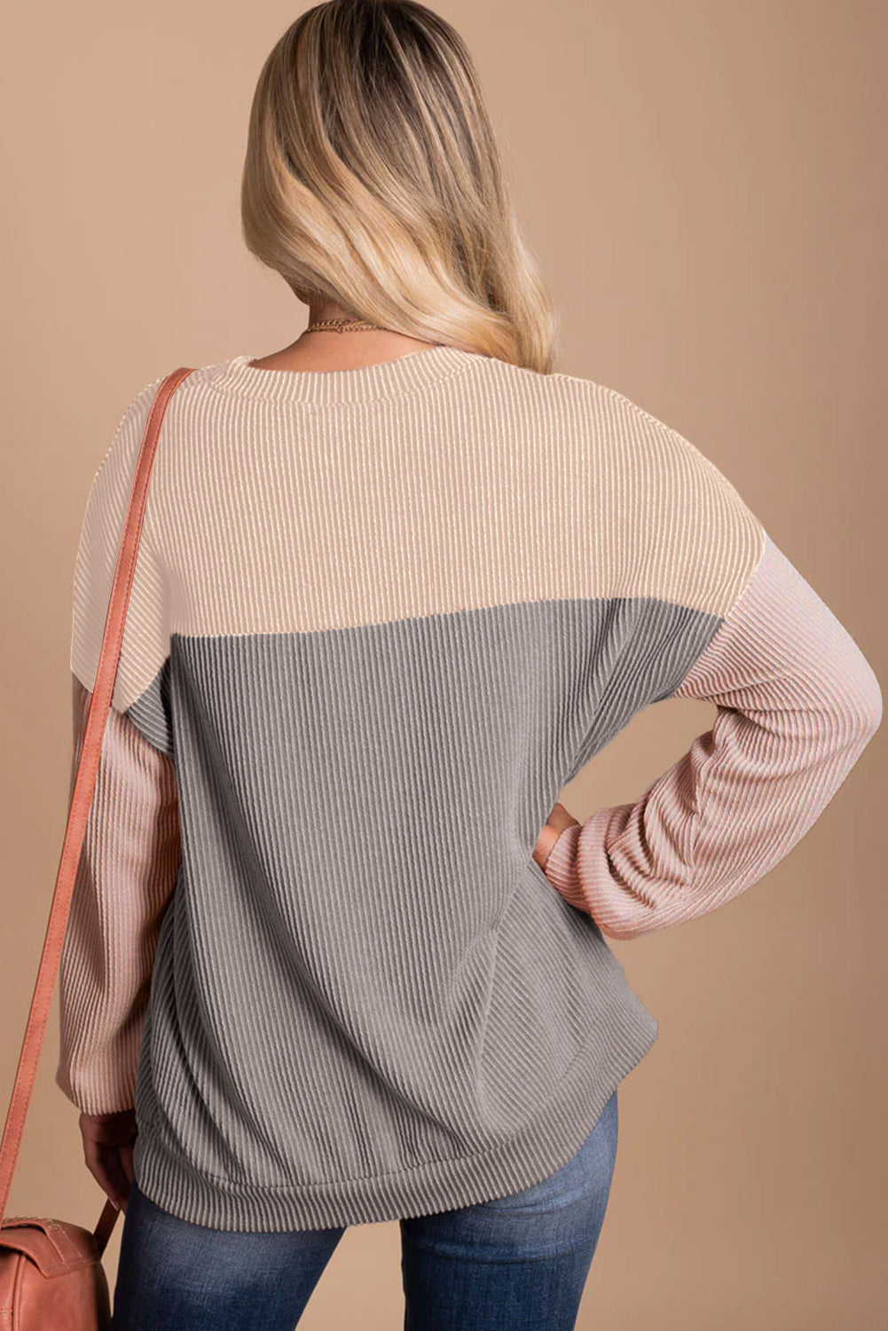 Harvest Blocks Long Sleeve Top