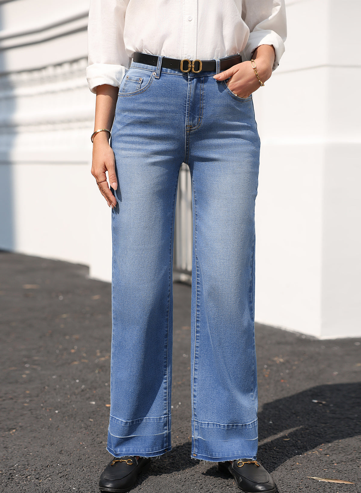 Modern Muse Wide Leg Jeans