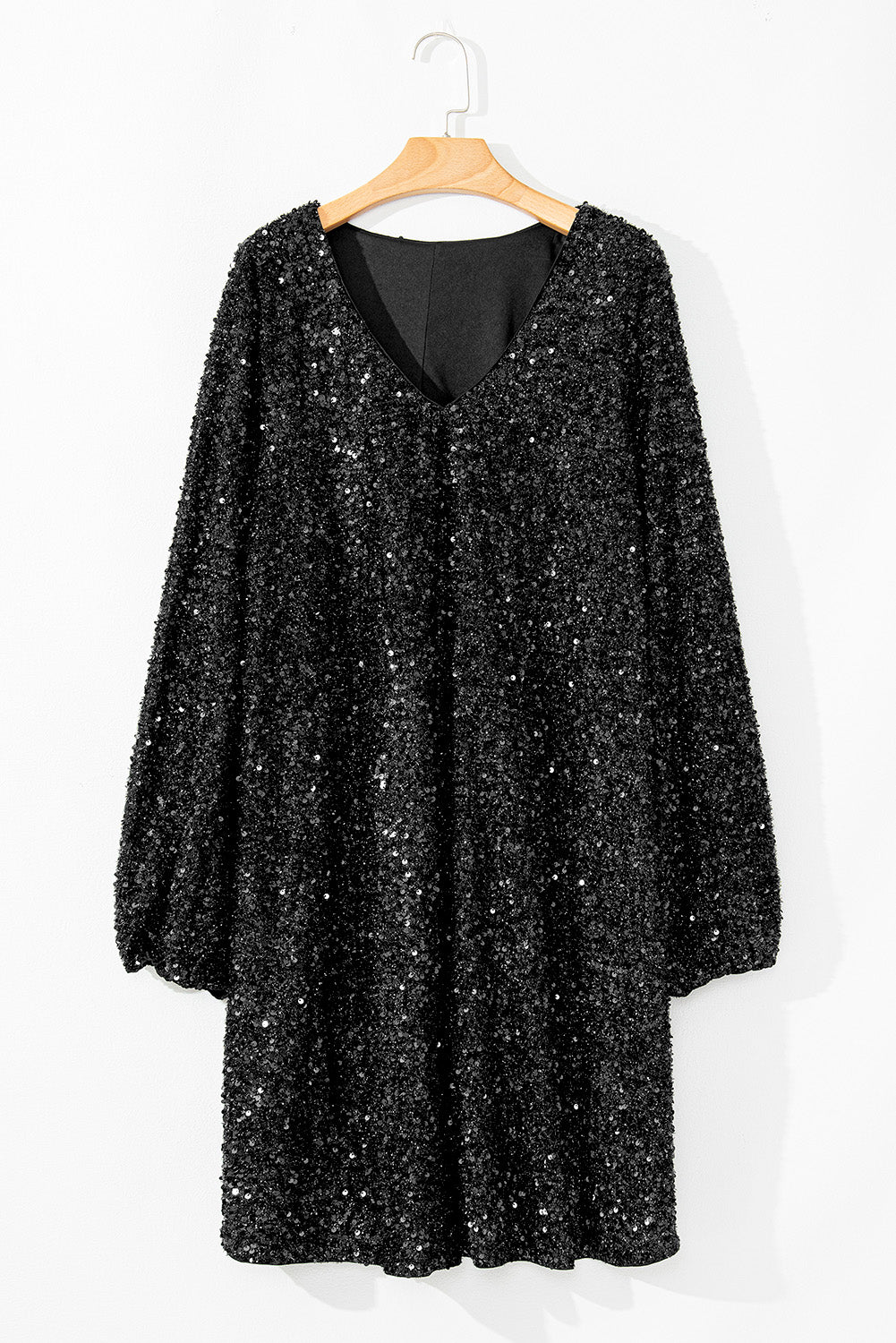 Midnight Sparkle Plus Size Sequin Dress