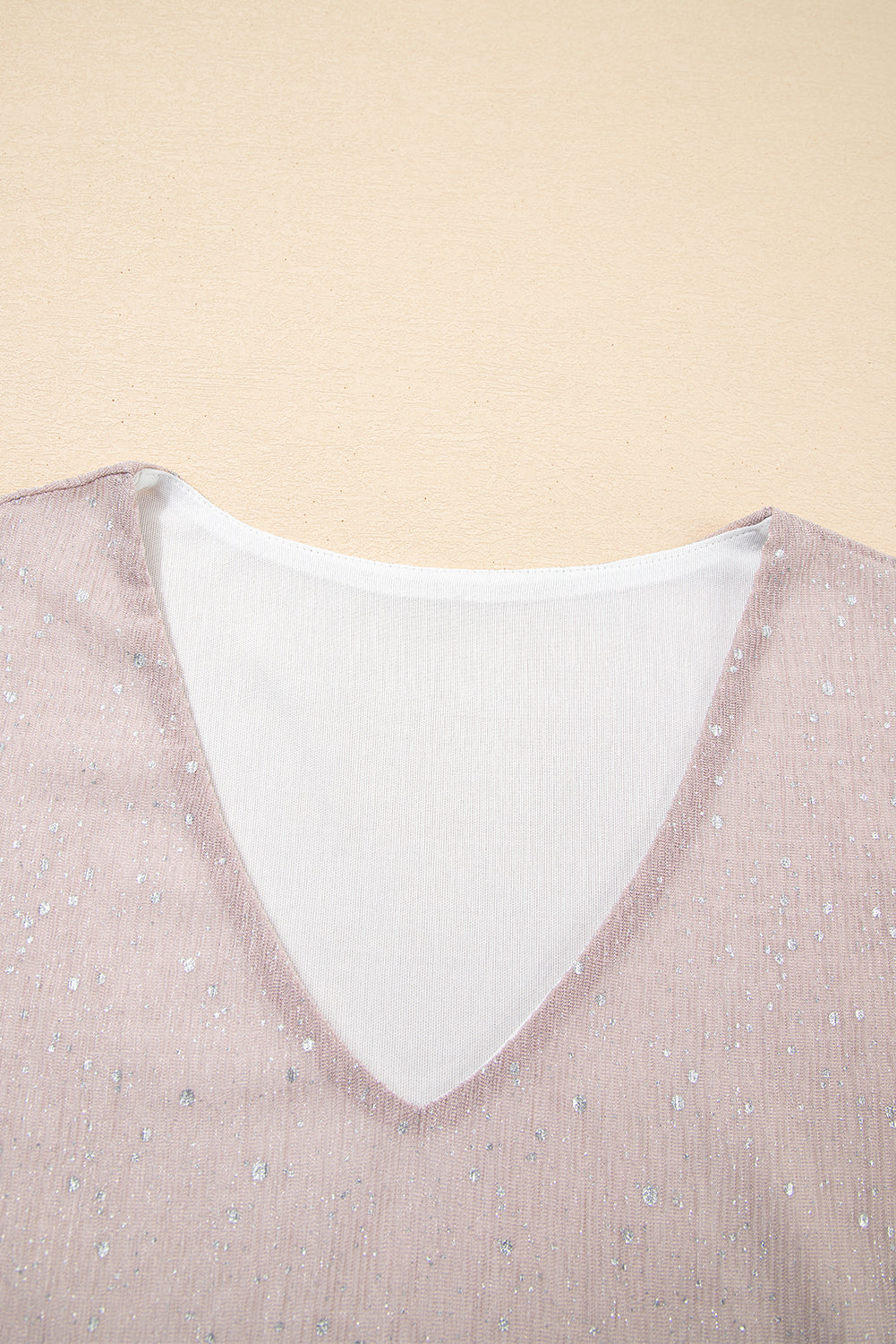 Rose Glow Sequin Blouse