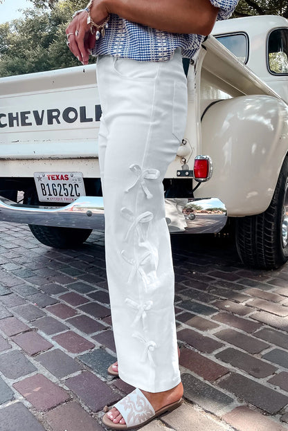Sweet Street Bow Detail Jeans