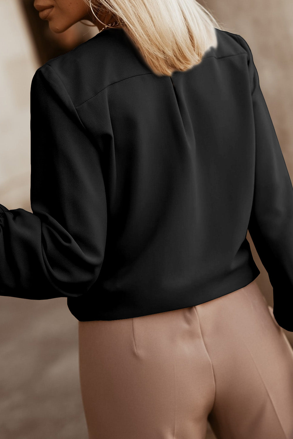 Midnight Pleat Blouse