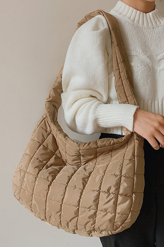 Sandstone Quilted Everyday Tote