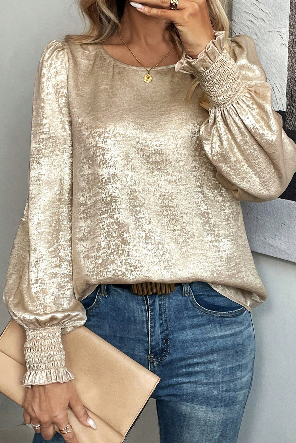 Golden Hour Shine Blouse