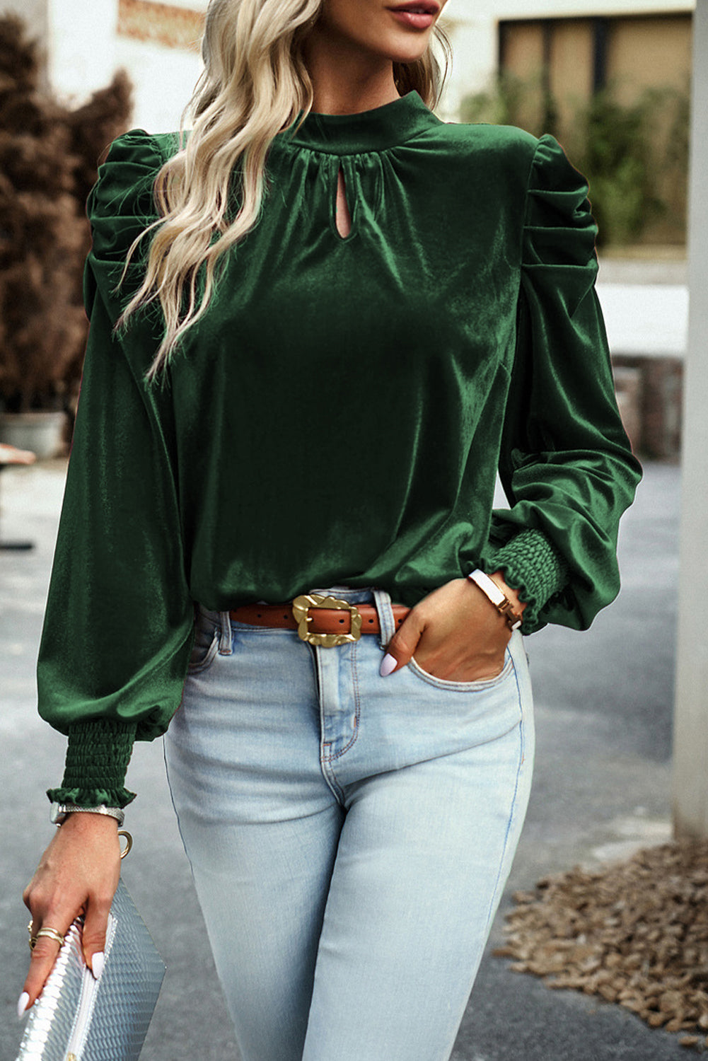Luxe Velvet Blouse