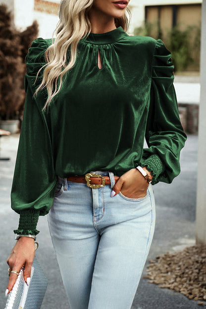 Luxe Velvet Blouse