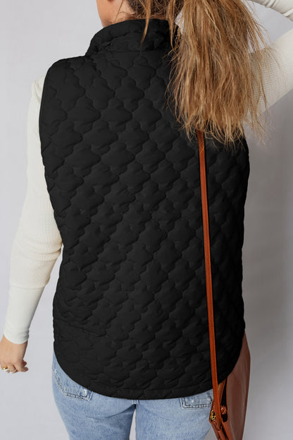 Mulberry Bloom Quilted Vest