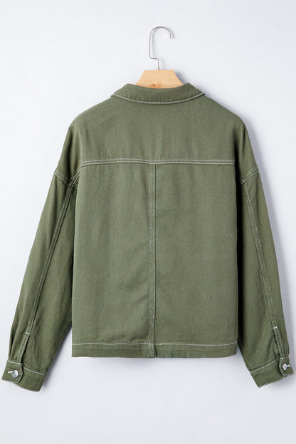 Sage Denim Jacket