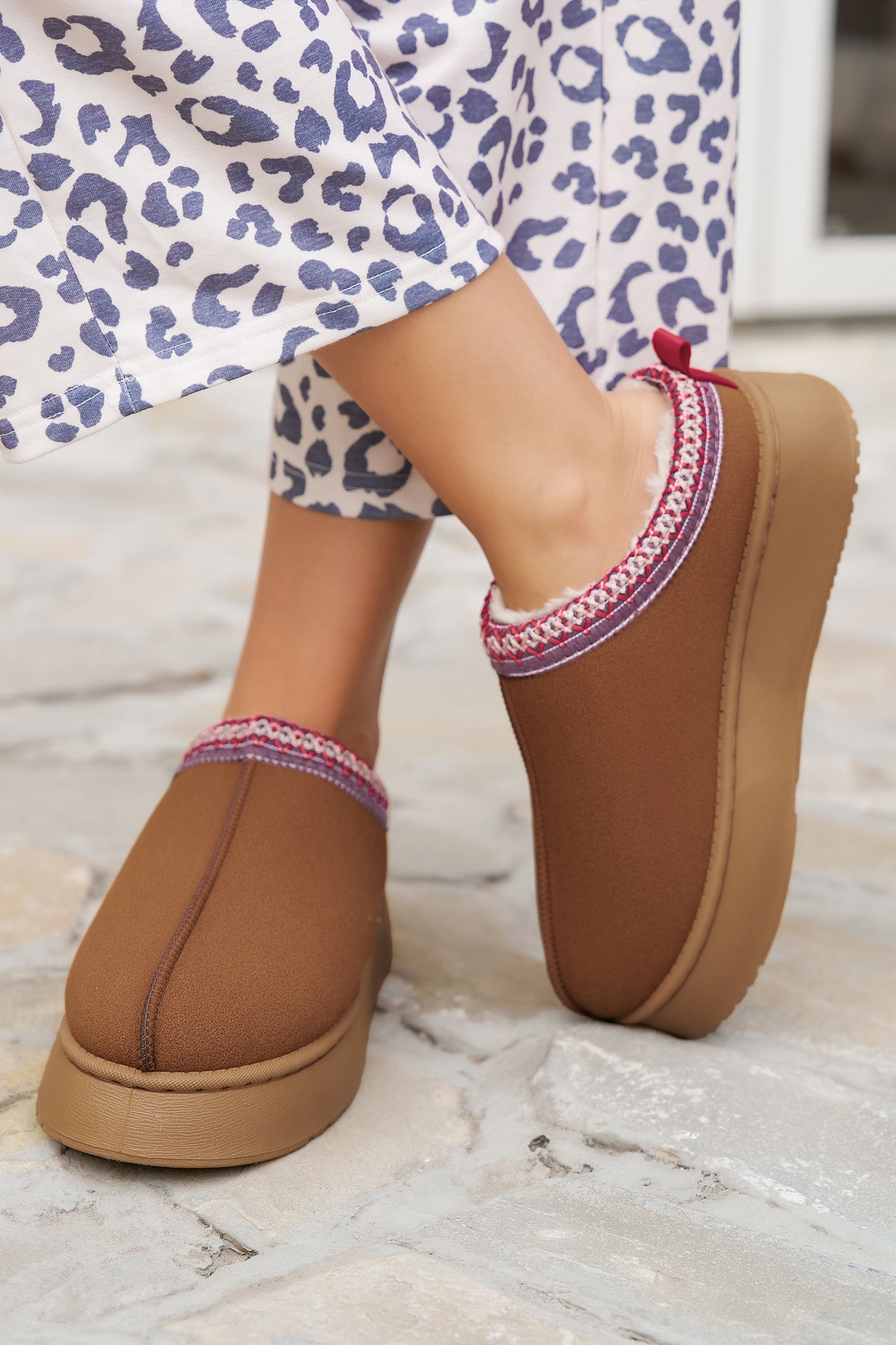 Harvest Trail Cozy Suede Flats
