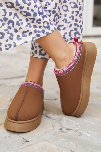 Harvest Trail Cozy Suede Flats