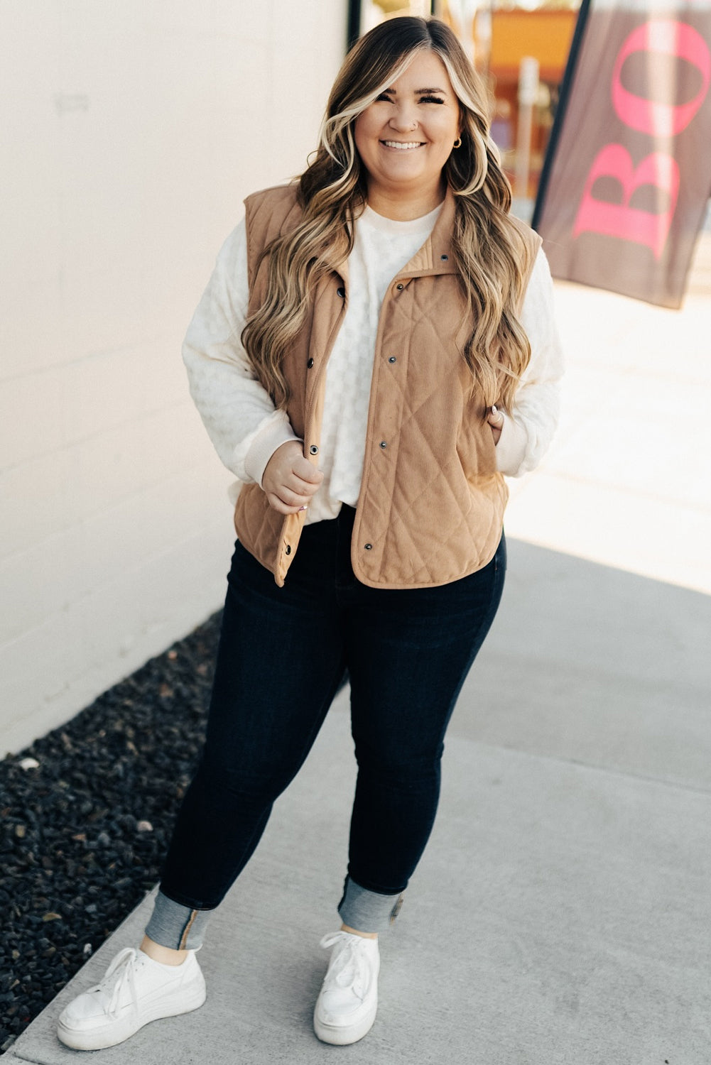 Cozy Cord Quilted Vest